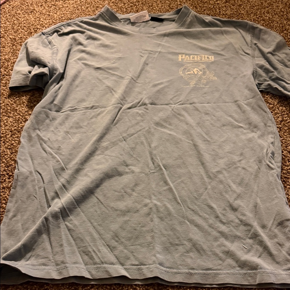 Men's Light Blue Graphic Tee